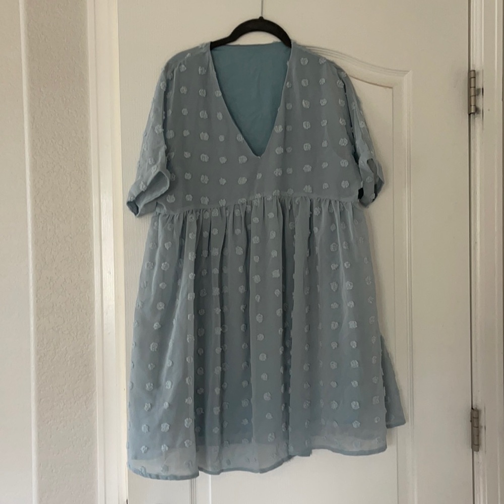 Blue dress